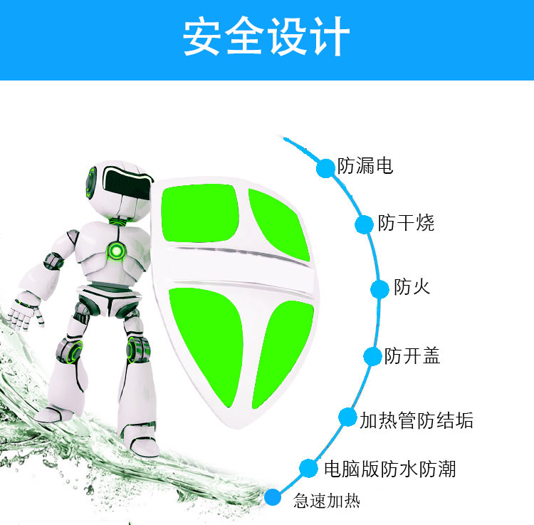 湖北兩龍頭30L步進式純水開水器